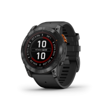 Garmin fenix 7X Pro Solar Edition Slate Gray Steel w/Black Band