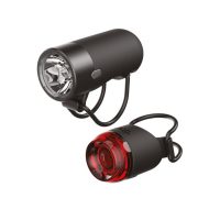 Knog Plugger Lights Twin Pack Black/Black 350 / 10 Lumens