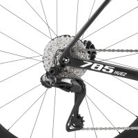 LOOK 785 HUEZ Ultegra Di2 R50D Pro Team Black - rear drivetrain detail